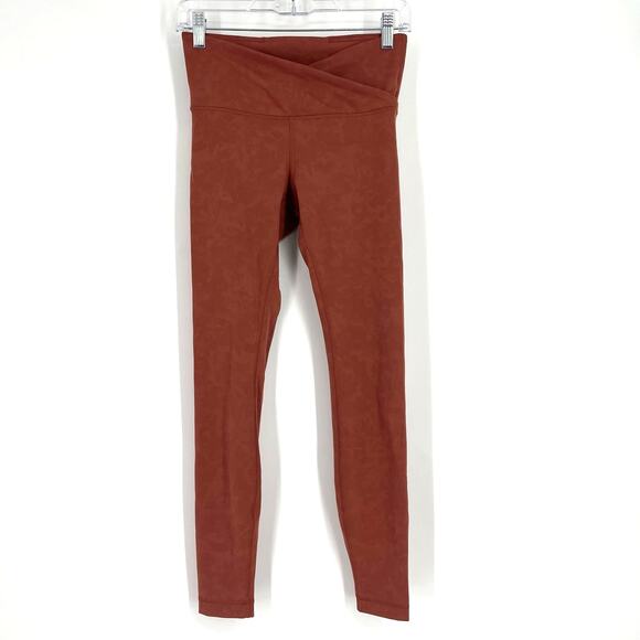 Lululemon Always On High Rise Tight Sky Wash Print Rustic Clay Size 6 - Picture 7 of 7